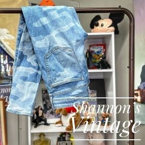 Rag and Bone Cate Mid Rise ankle skinny sz 25 camo jeans A28